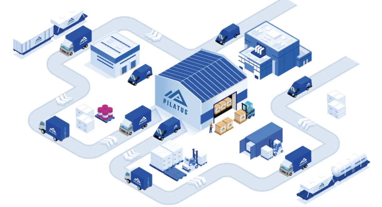 Multimodal freight transportation combining road, rail, and sea